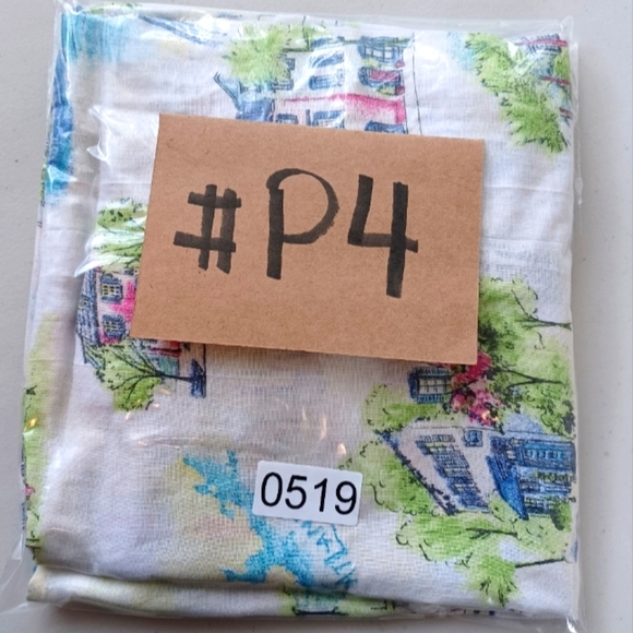 Chico's 100% Linen Novelty City Print Sz 3 Long Sleeve Button Down Front Blouse - Picture 15 of 15